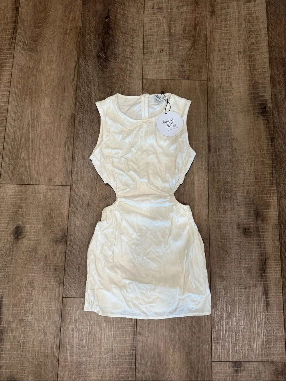 Princess Polly White Cutout Sleeveless Mini Dress - Women